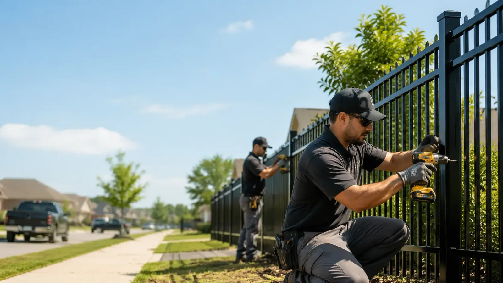 Metal Fence Installation in Floral, AR